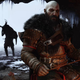 Kratos in a cave in God Of War Ragnarok.